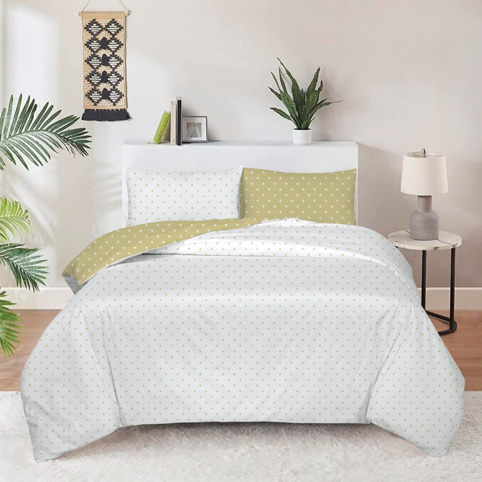 Bombažno-satenasta posteljnina Svilanit Chocolate