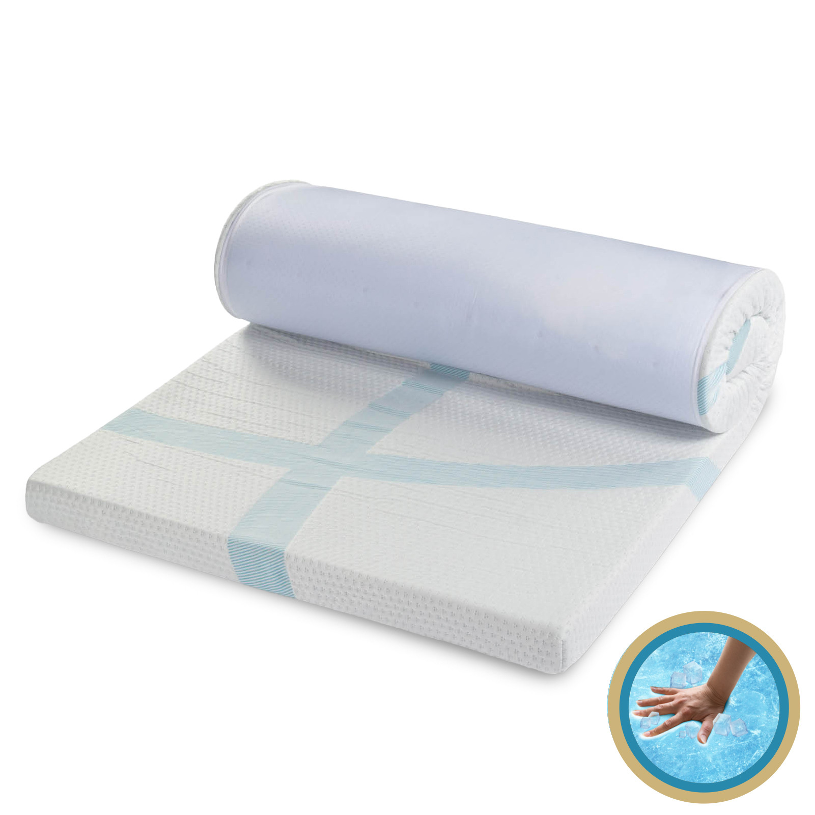 Nadvložek s hladilnim učinkom Vitapur MemoSilver Premium Fresh 5+2 – 7 cm