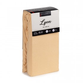 Bombažna napenjalna rjuha Lyon-bež