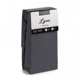 Bombažna napenjalna rjuha Lyon-siva